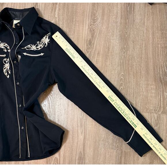 Roper Women’s Western Snap Shirt Horse Embroidery Cowboy - Picture 7 of 11